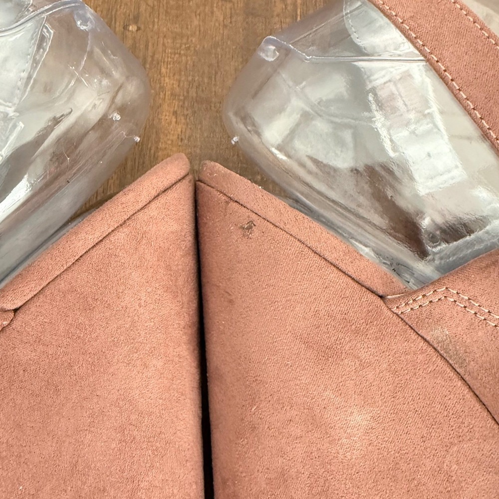 Carlos by Carlos Santana Womens Dusty Rose Faux Suede Platform Wedge Size 8 - Picture 6 of 7